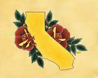 Image 2 of Cali Rose Art Print