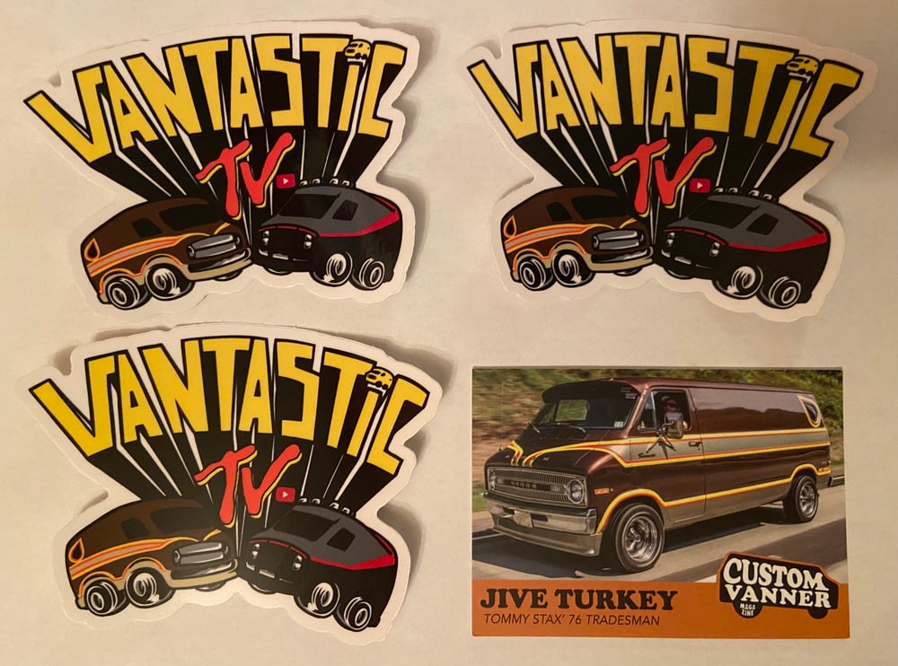 Image of Vantastic TV Supporter Sticker 3 Pack + Bonus (Free Shipping)