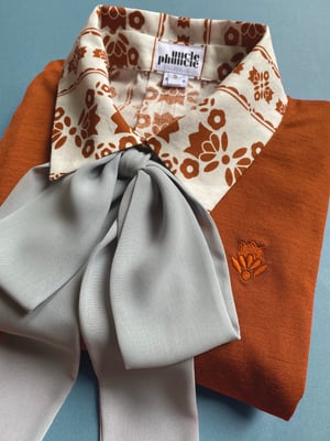 Image of Phuncle Floral Bow Blouse