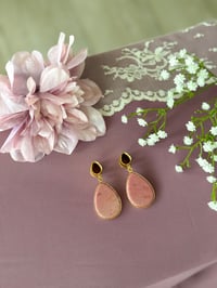 Image 3 of Rhodonite Slices (Gold)