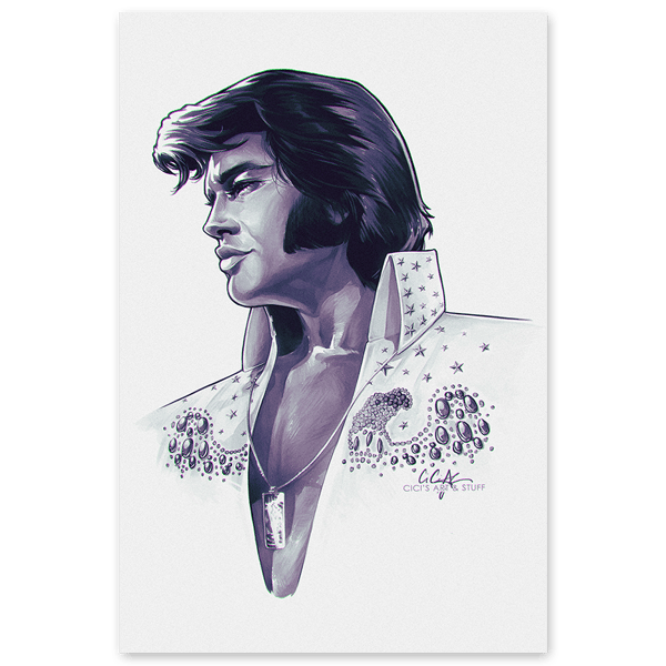 Image of  ELVIS70 - ArtsMemphis Charity Project - PRINTS