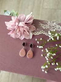 Image 1 of Rhodonite Slices (Silver)