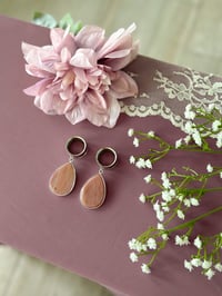 Image 2 of Rhodonite Slices (Silver)