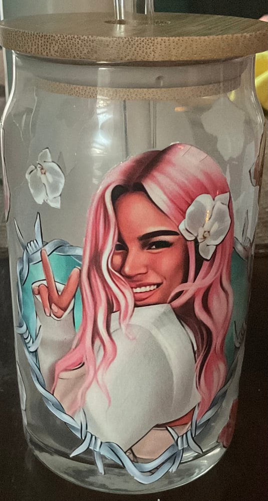 Image of Karol G Glass Cup
