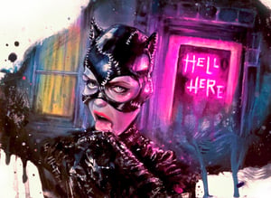 Image of “Catwoman” Original Painting