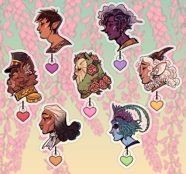 ACoFaF Shipping Keychains