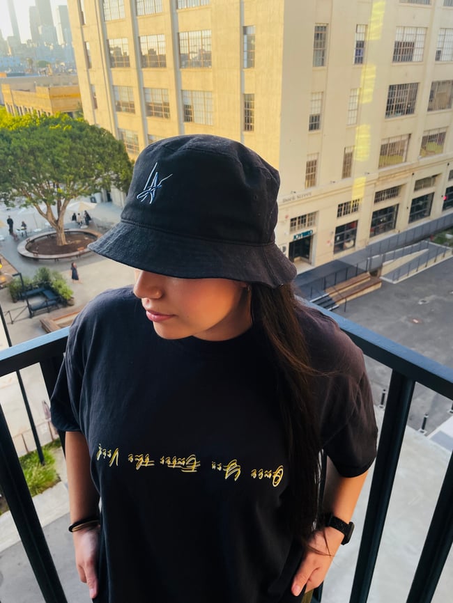 Organic LA Bucket Hat "Void Black"