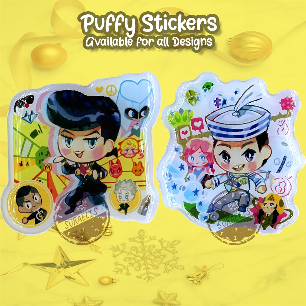 JJBA - Jojo Protag Puffy Sticker