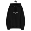 "COCAINE" 300 G/M² BLACK UNISEX ECO PREMIUM HOODIE