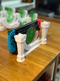 Image 1 of Legend of Zelda Shrine Stand and Switch Dock Decoration - Zonai Interface Tears of the Kingdom.