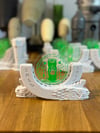 Legend of Zelda Coaster Holder with Shrine Stand - Tears of the Kingdom.