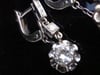 EDWARDIAN FRENCH 18CT PLATINUM TRANSITIONAL CUT DIAMOND 1.10ct DROP EARRINGS