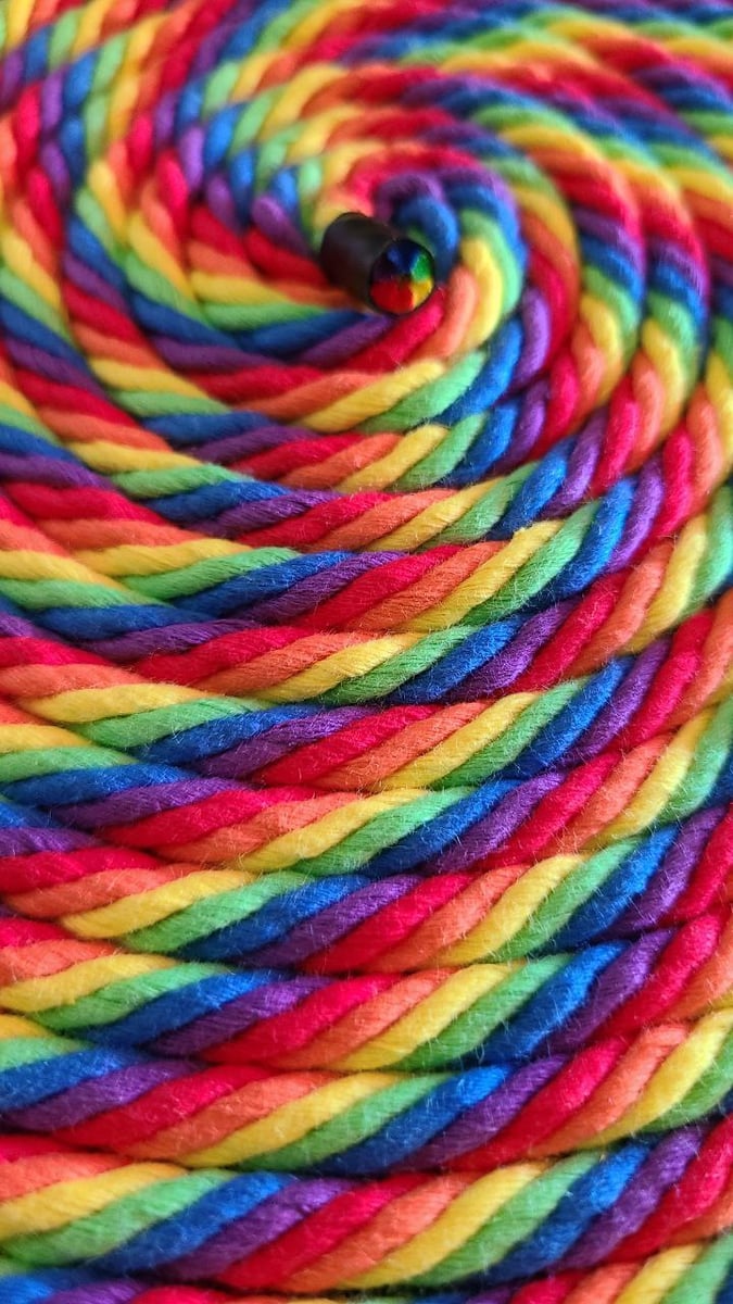 Pride Themed Rope | Bed Bound & Beyond