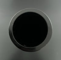 Image 2 of Black Sommerso Glass Vase, Murano