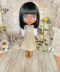 Nineteen zero six Andie skirt dungaree in beige