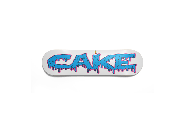 Cake Logo Deck (White/Blue/Pink)