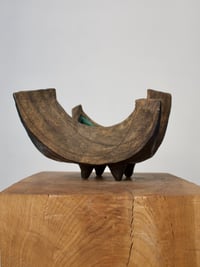 Image 1 of Set of Two Studio Ceramic Sculptures or Vessels by Clive Brooker