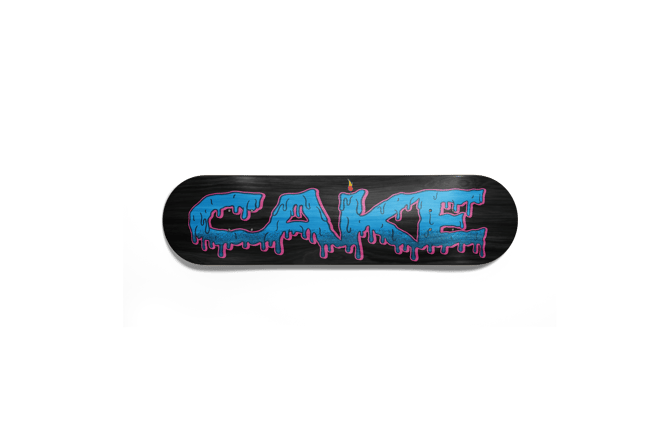 Cake Logo Deck (Black/Blue/Pink)