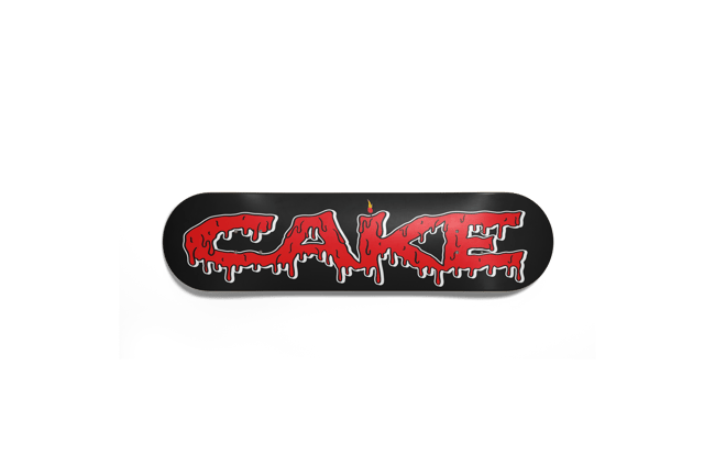 Cake Logo Deck (Black/Red/White)