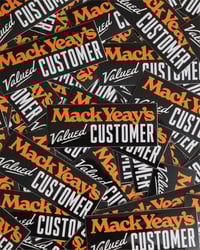 Image 2 of Valued Customer Vinyl Sticker