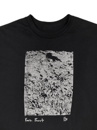 Image 5 of 'Frame 1' Hand Printed Tee | Black and White