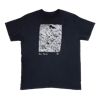 'Frame 1' Hand Printed Tee | Black and White