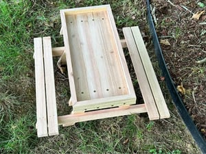 Image of Chicken Picnic Table 