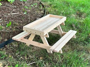 Image of Chicken Picnic Table 