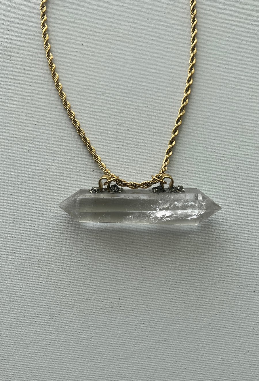 Image of KLOUD 11 • Clear Quartz Crystal Necklace