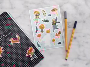 Image of Mossy Friends Sticker Sheet
