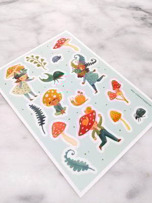 Image of Mossy Friends Sticker Sheet