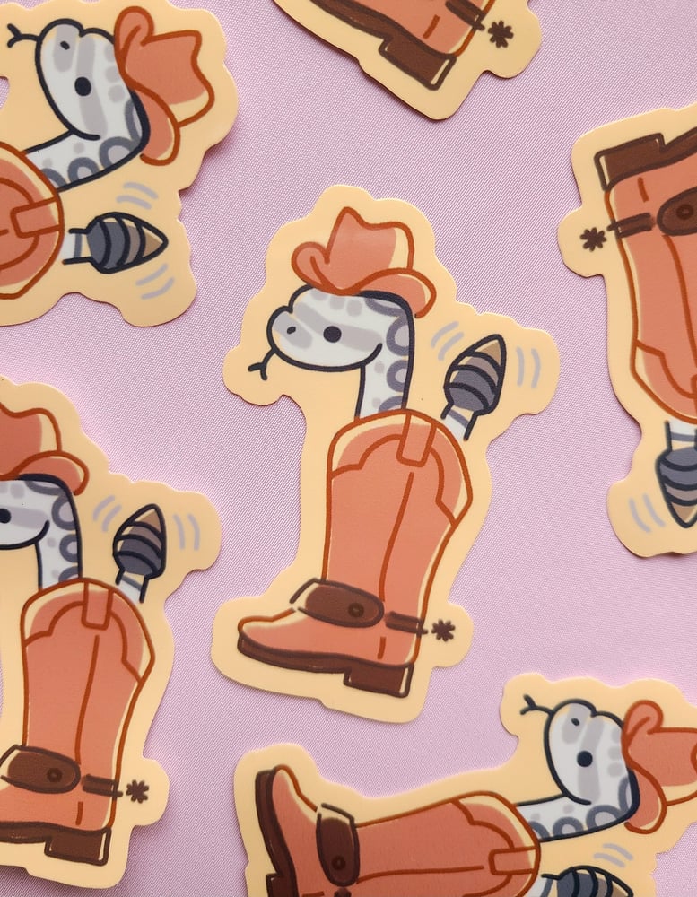 Image of Snake in My Boot Sticker