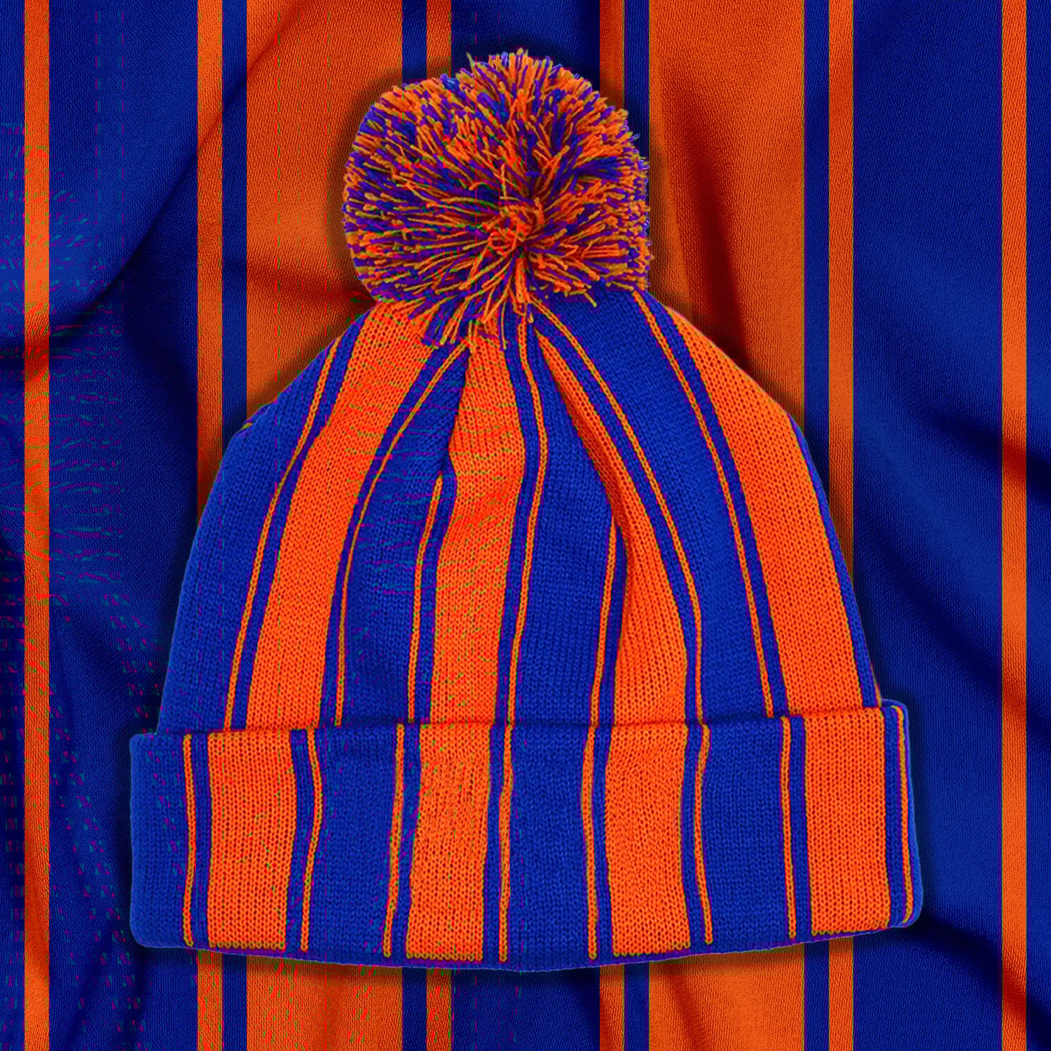 Retro football bobble hats sales