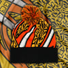 94/96 'The Goalie' Bobble Hat (Orange) Without Embroidery