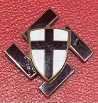 Image 1 of Inter-War (Nazi Germany) 1935 RAD Labor Service Tradition Cap Badge - East Prussia