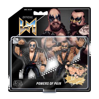Image of **PRE ORDER** Powers of Pain Warlord & Barbarian Wrestling Megastars by Epic Toys