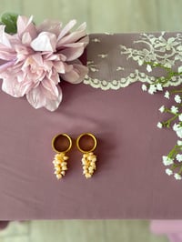 Image 4 of Pink Pearl Clusters (Gold)