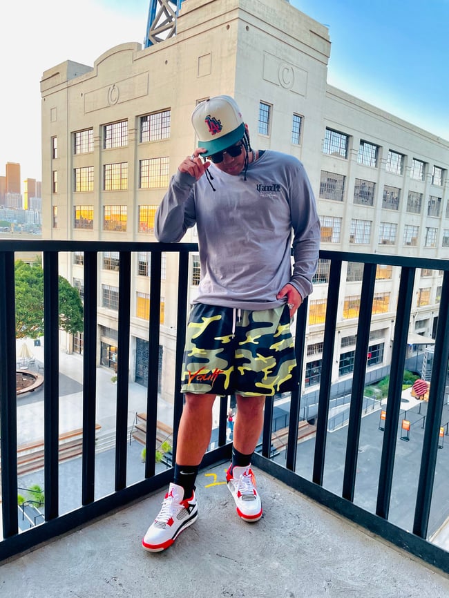 Vault Athletic Shorts "Undercover Green Camo"