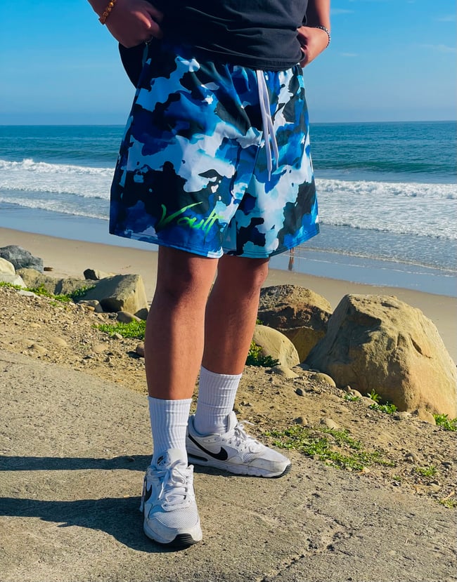 Vault Athletic Shorts "Blue Haze"