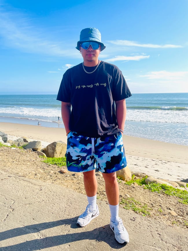 Vault Athletic Shorts "Blue Haze"