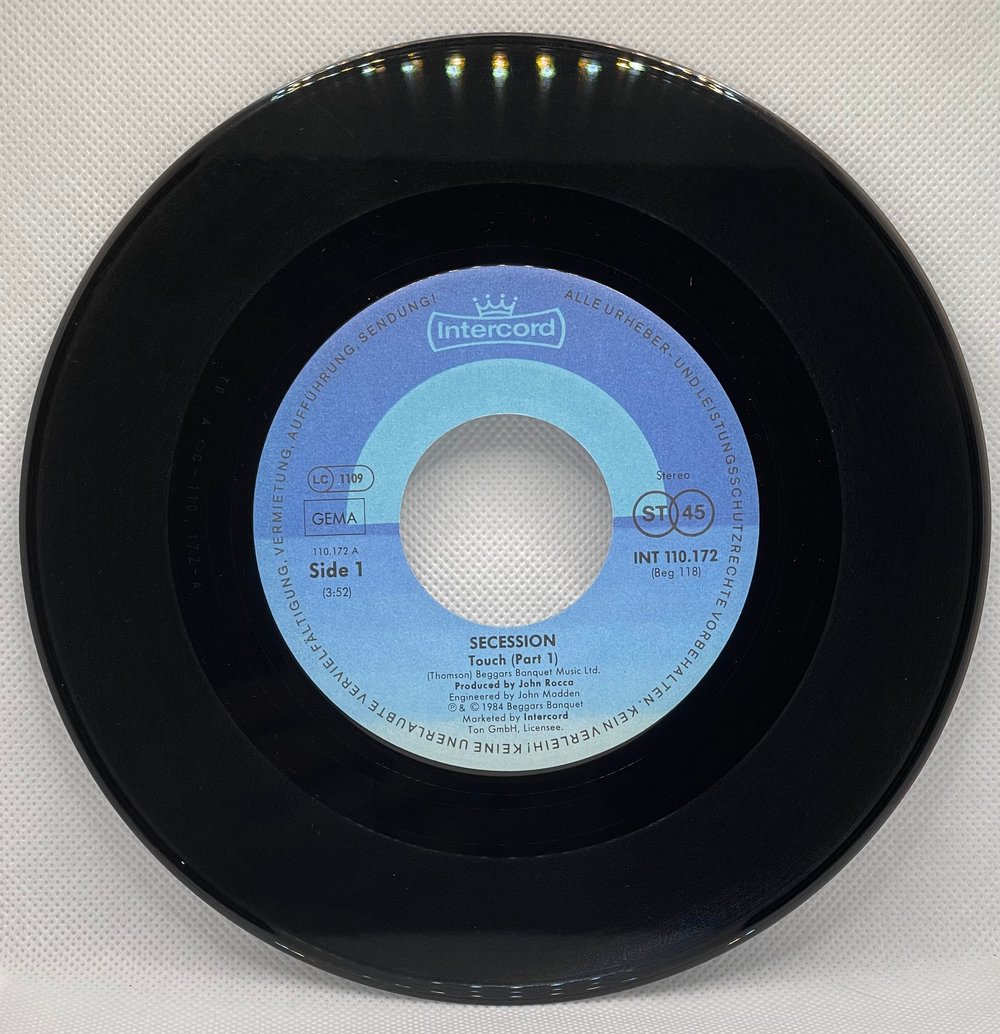 Secession - Touch Pt 1 1984 7” 45rpm