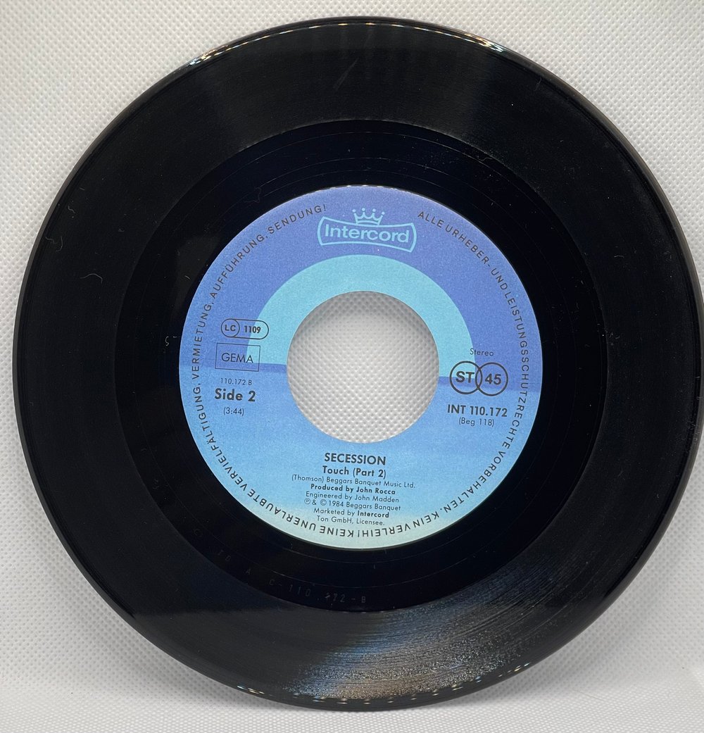 Secession - Touch Pt 1 1984 7” 45rpm