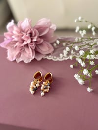 Image 1 of Mixed Pearl Clusters (Gold)