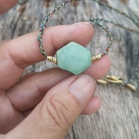 Image 2 of Emerald Touchstone Necklace
