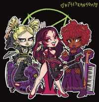 Image 3 of Hex Girls Glow In The Dark 3 Inch Charm