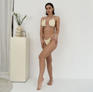 Image of ECRU CROCHET LILLY BIKINI BRA