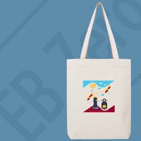 Image 1 of Tote Bag Canvas - Roma Style BG (EBZ017)
