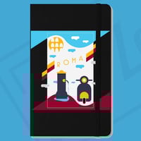 Image 1 of Notebook 148X210 (A5), Copertina rigida, elastico - Roma Style BG (EBZ017)