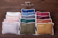 Image 2 of Samantha newborn pillow with cotton lace