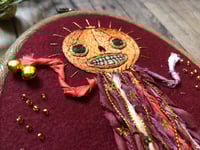 Image 2 of Festive Enoch Over the Garden Wall Embroidery 5x7 Inch Hoop